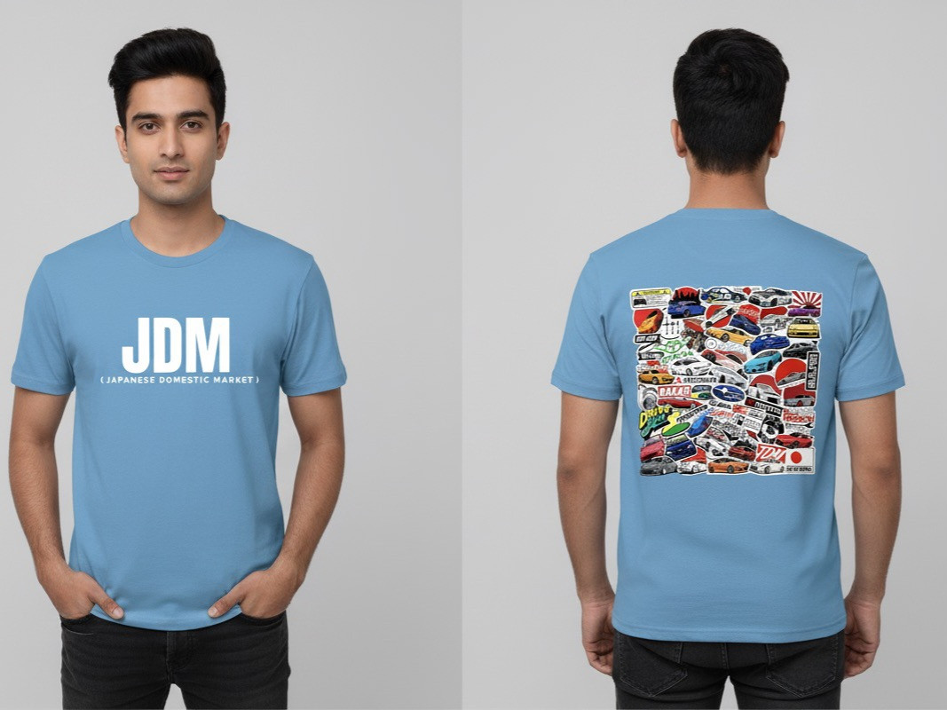 JDM CARS GRAPHIC PRINTED T-SHIRT